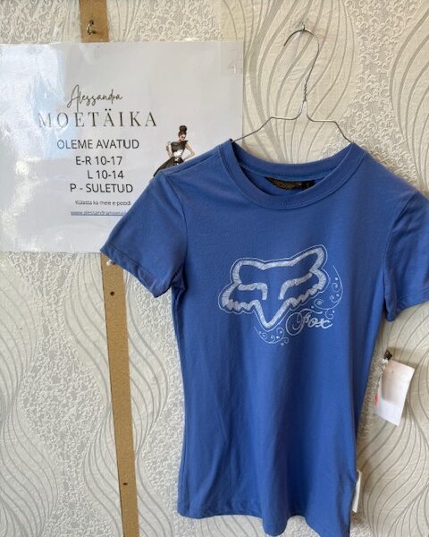 UUS! Fox racing sinine t-särk naistele XS, S, M, L