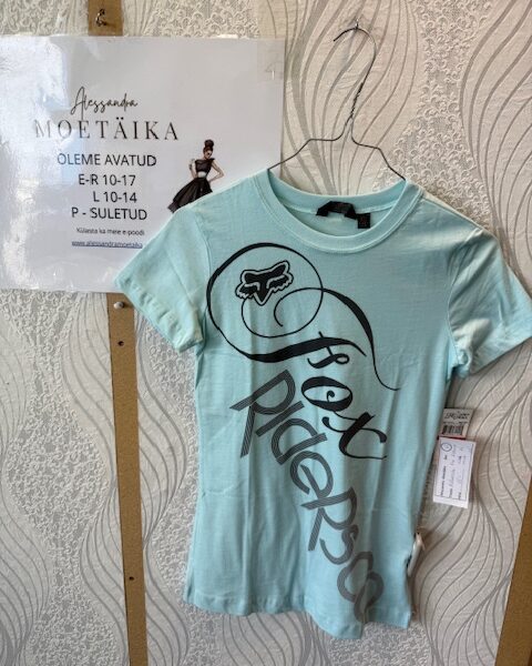 Uus! Fox Racing Angel blue tüdrukute t-särk XS