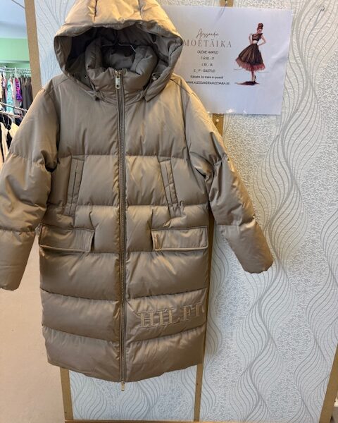 Uueväärne Tommy Hilfiger talvemantel beež S